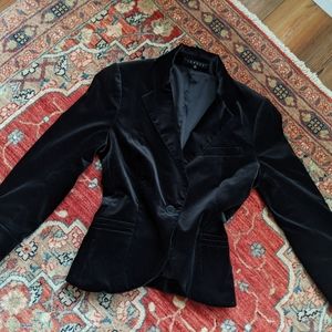Theory beautiful lux velvet cocktail jacket